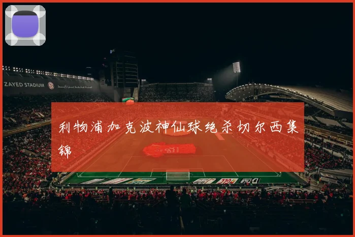 利物浦加克波神仙球绝杀切尔西集锦